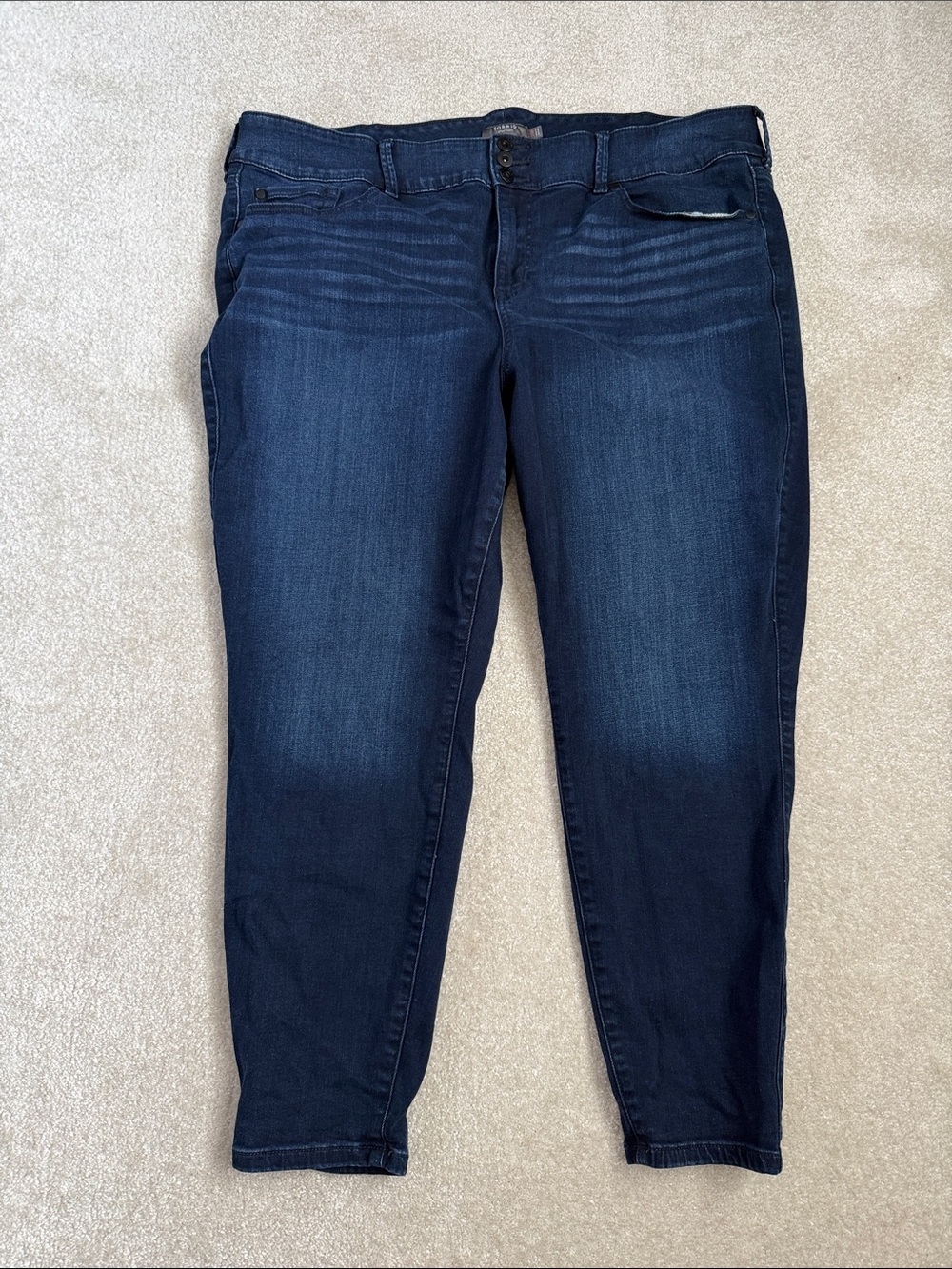 torrid Deep Indigo Stretch Jeggings